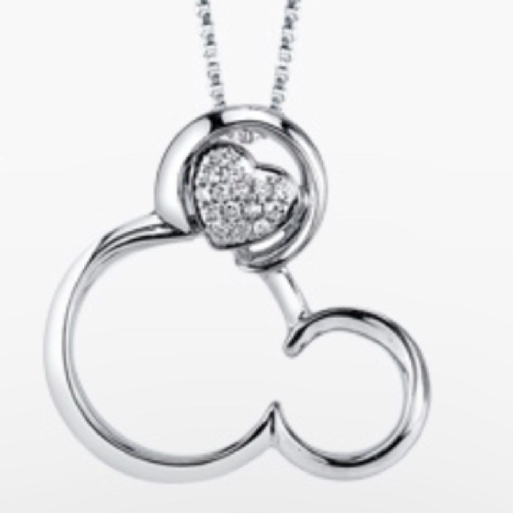 Disney mini mouse Sterling Silver birthstone necklaces